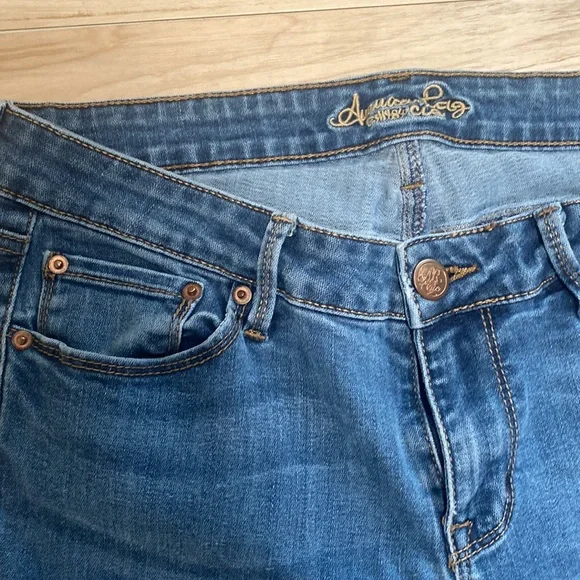 American Rag Juniors Bootcut Jeans Size 9. Raw Hem. So Cute. EUC. Great color. - Picture 5 of 12